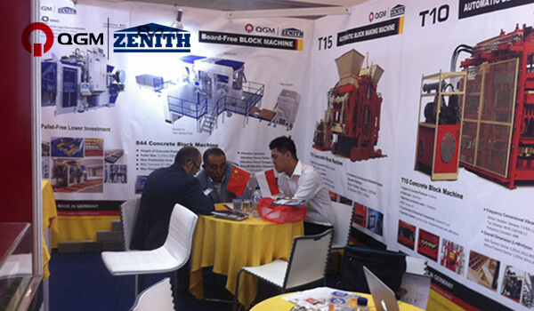 QGM ZENITH Block Machine Indonesiako Eraikuntzako Materialen Nazioarteko 14. Erakusketan