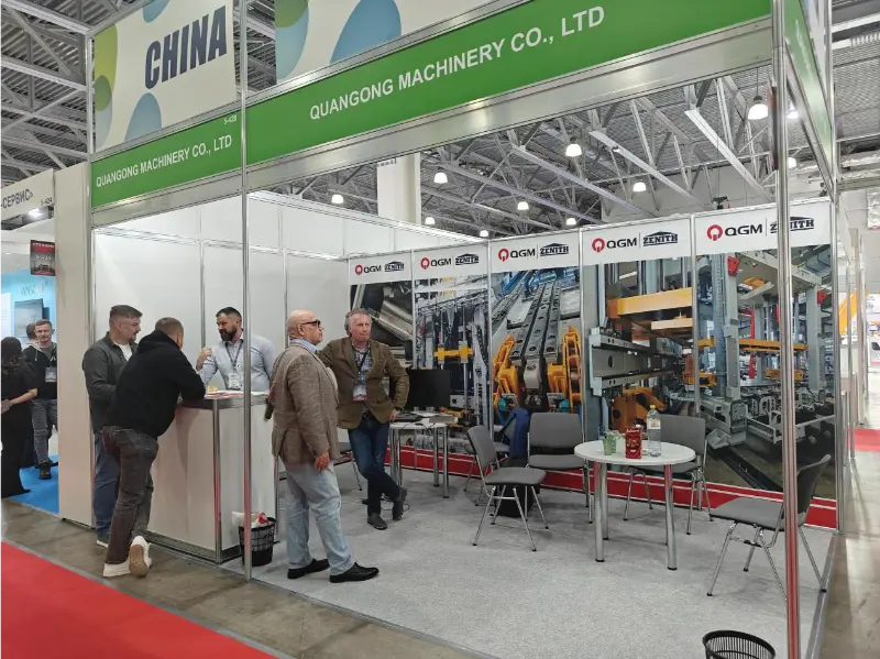 Eurasiako Azpiegituren Merkatuan zentratuz: Quangong Machinery Co., Ltd. Errusiako CTT EXPO-n erakusketak